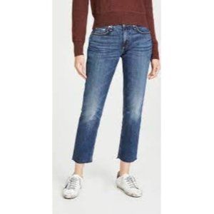 rag & bone Dre Low Rise Slim Boyfriend in Mariposa Raw Hem Size 26